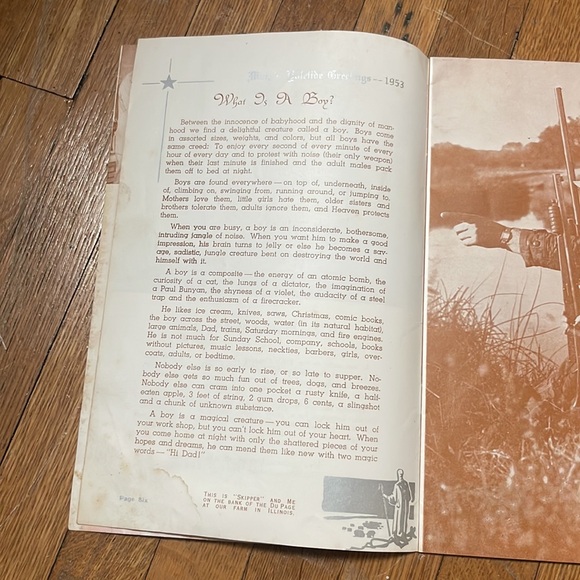 1953 Warp’s Yuletide Greetings Christmas songs and poems - Picture 7 of 16